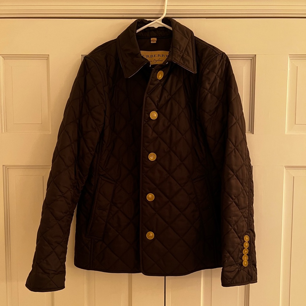 Womens Burberry quilted jacket